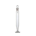 Crow receiver, Measuring Cylinder 100ml acc. to Groh with Glass Stopper, Borosilicate 3.3