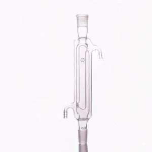 Davies condenser with joint and double surface, length 200 mm to 400 mm.