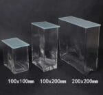 Developing chambers for TLC, molded, size 100 x 100 mm to 100 x 200 mm