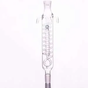 Dimroth condenser with joint, length 200 mm to 500 mm.