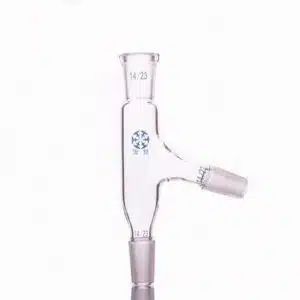 Distilling adapter with 75° side tube and joint