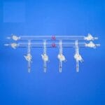Schlenk Line with Side Stopcocks, Double Bank, 4-6 Ports