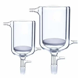 Double jacketed nutsche filter with frit and joint, 100 ml to 1.000 ml