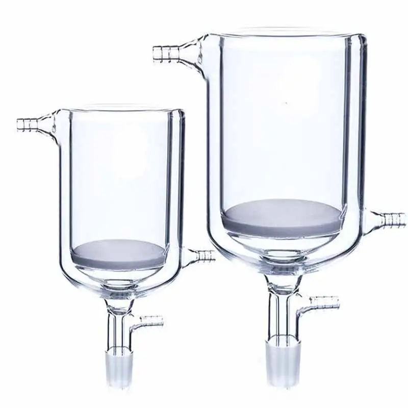 Double-jacketed-nutsche-filter-with-frit-and-joint-100-1 Double jacketed nutsche filter with frit and joint, 2.000 ml to 5.000 ml