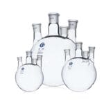 Four-necked round-bottom flask, parallel side necks,  250 ml to 20.000 ml