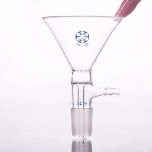 Funnel with joint and hose connector, diameter 50 mm to 150 mm