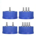 GL80 screw cap with multiple distributor for HPLC bottles