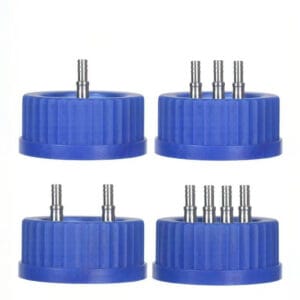 GL80 screw cap with multiple distributor for HPLC bottles