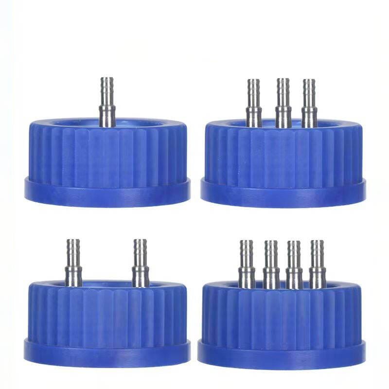 GL80 screw cap with multiple distributor for HPLC bottles GL80 screw cap with multiple distributor for HPLC bottles