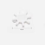 Gear wheel magnetic spinbars, thickness 5 mm, Length 42 mm