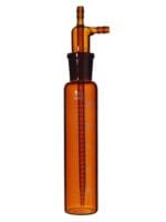 Greenburg Smith impinger, Brown glass,capacity 10 to 250 ml