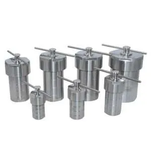PTFE Lined Hydrothermal Synthesis Reactor, 25-500 ml