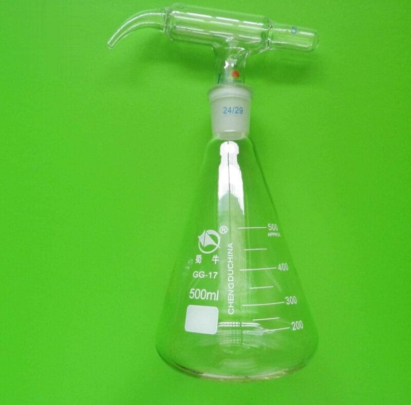 Kipp automatic pipette with 500 ml erlenmeyer flask, capacity 5 to 50 ml