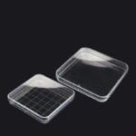 Petri Dish Square, Plastic PS, with Grid, 10 Units/Pack
