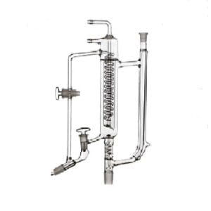 Reflux Distillation Head with Dimroth Coil, 2 Stopcocks