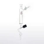 Schlenk funnel with frit, high vacuum valve and stopcock on side, capacity 100 to 250 ml