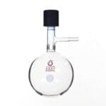 Schlenk Round Flask with High Vacuum Valve and Hose Connector, capacity 10 to 2.000 ml