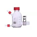 Single chamber H-cell membrane reactor for microbial fuel cell (MFC), capacity 100 to 1000 ml