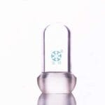 Spherical ball joint stopper, hollow glass