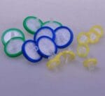 Syringe filters, PP, diameter 13 to 25 mm, porocity 0.22 to 0.45 um, 100 units/pack, Various Membrane Types