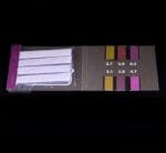 pH indicator papers, measuring range 2.7 to 4.7