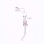 105° Distilling adapter with vacuum Take-off and long stem