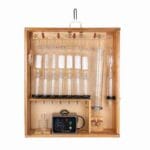 Gas analysis Apparatus acc. to  Orsat-Friedrich, includes seven absorption bottles