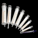 Glass Syringe with Scale, 25 to120 ml,  7.6mm Large Outlet for Tubing Connection