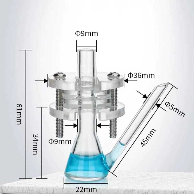 Transdermal-diffusion-cell-9-mm-1.jpg Transdermal Diffusion Cell, Glass, 9-25mm Donor Size
