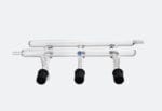 Schlenk Line with PTFE High-Vacuum Valves, Double Bank