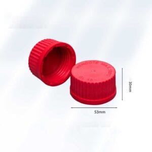 PBT GL45 Screw Solid Cap, Chemical-Resistant