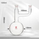 2-Neck Flask Distillation apparatus Kit with Allihn Condenser-1000ml