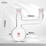 2-Neck Flask Distillation apparatus Kit with Allihn Condenser-250ml
