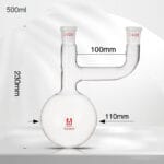 2-Neck Flask Distillation apparatus Kit with Allihn Condenser-500ml