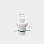 PTFE Stirrer Bearing Adapter, Standard Joint Vacuum Seal, Anti-Rotation-34-8mm