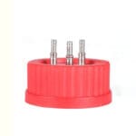 GL80 screw cap with multiple distributor for HPLC bottles (PBT)-3