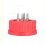 GL80 screw cap with multiple distributor for HPLC bottles (PBT)-4