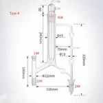 Variable Reflux Distillation Head with Cold Finger & PTFE Stopcock-Type A