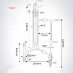 Variable Reflux Distillation Head with Cold Finger & PTFE Stopcock-Type B